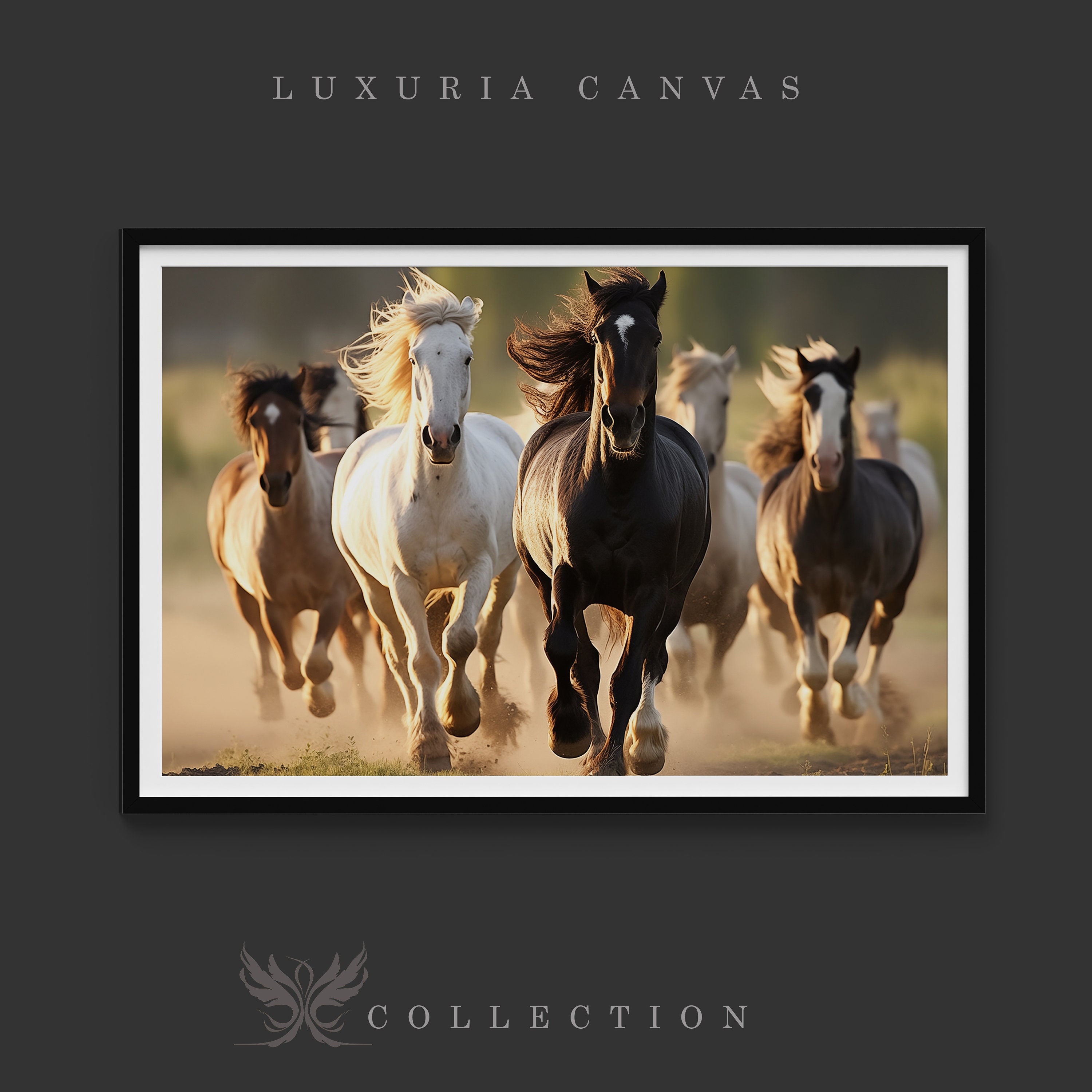 Horses Running Free, Digital Download, Digital Art, Downloadable Art ...
