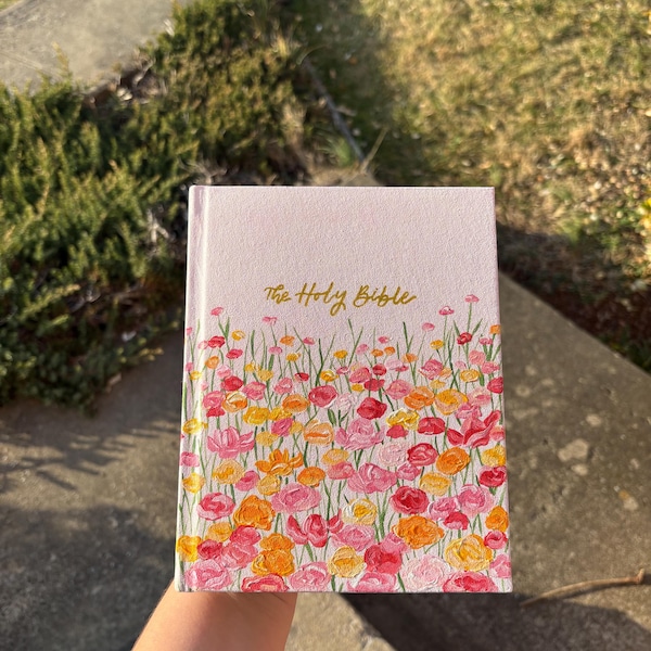 Hand Painted Floral KJV Journaling Bible: The Charity
