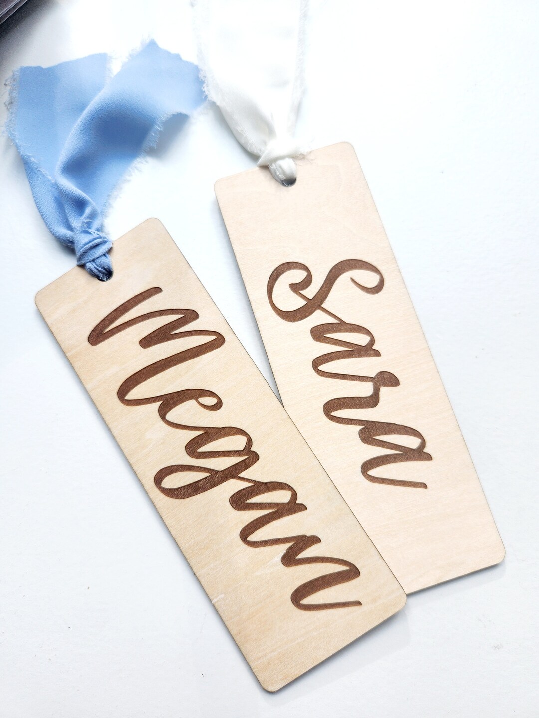 Personalized Wooden Bookmark for Women - Custom Name Bookmark for Book ...