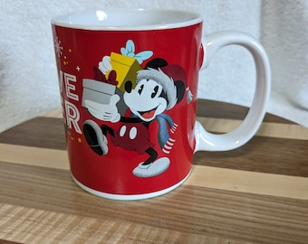 Disney's Festive Mickey Mouse Coffee Cup
