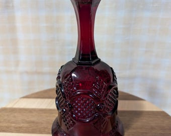 Vintage Avon 1876 Cape Cod Ruby Red Bell