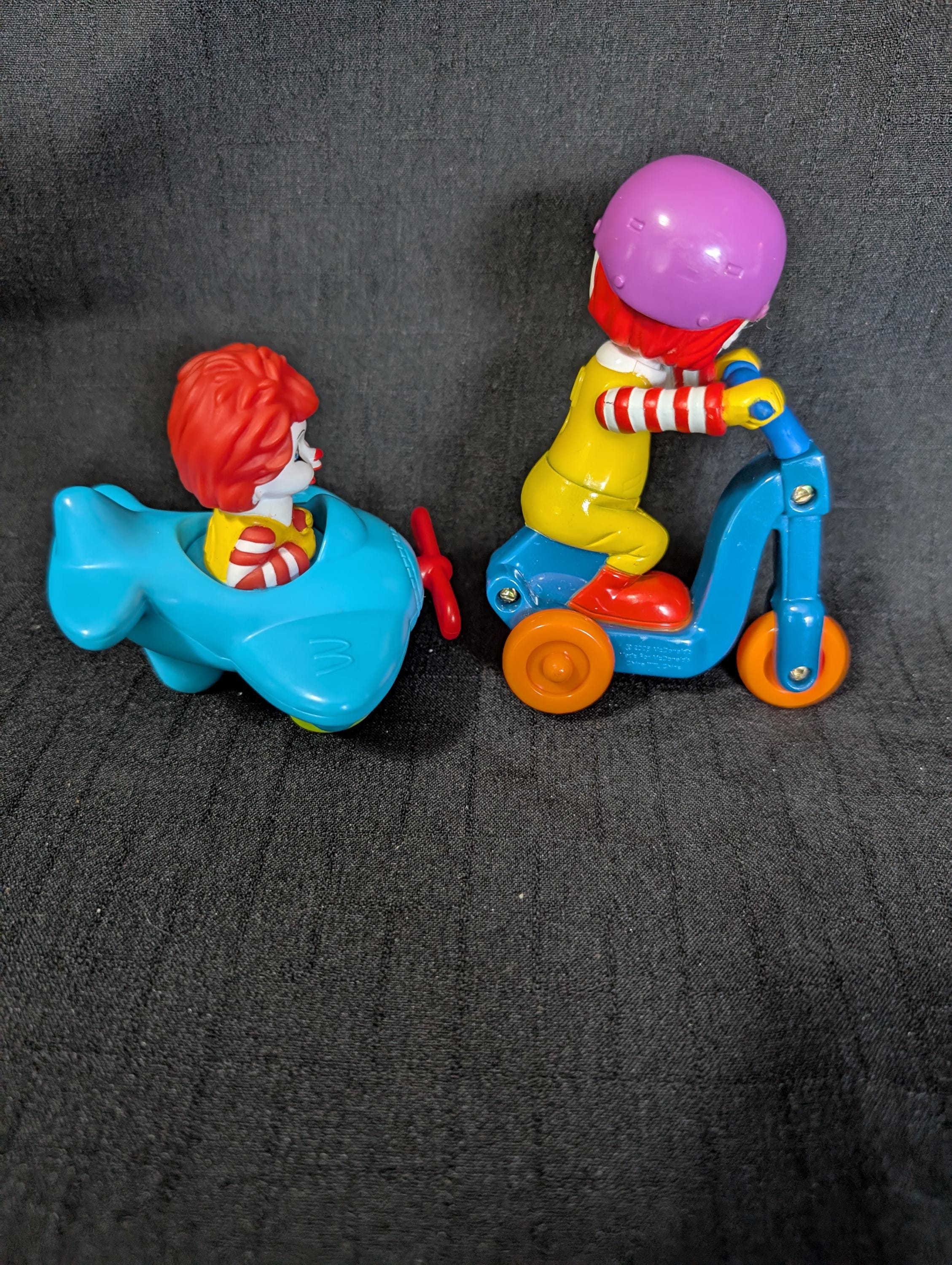 Ronald Mcdonald Happy Meal Toys (set of Two) - Etsy
