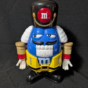 M&M Blue Nutcracker Candy Dispenser - Etsy
