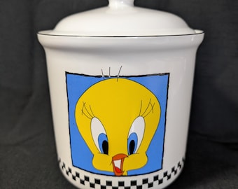 Vintage Warner Bros. Tweety Bird Cookie Jar - Etsy