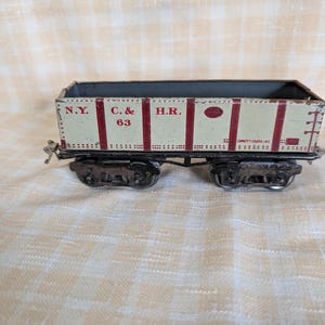 Vintage Ives N.Y.C. & H.R. #63 Gondola Car O Guage