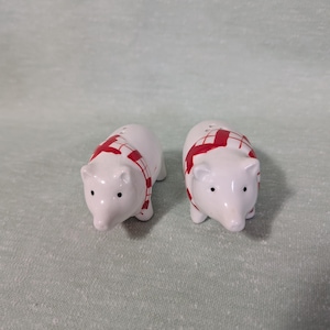 Ceramic Pigs Salt and Pepper Shakers