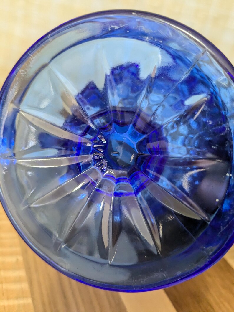 1976 Avon Cobalt Blue Pitcher. Mount Vernon Bicentennial. Etsy