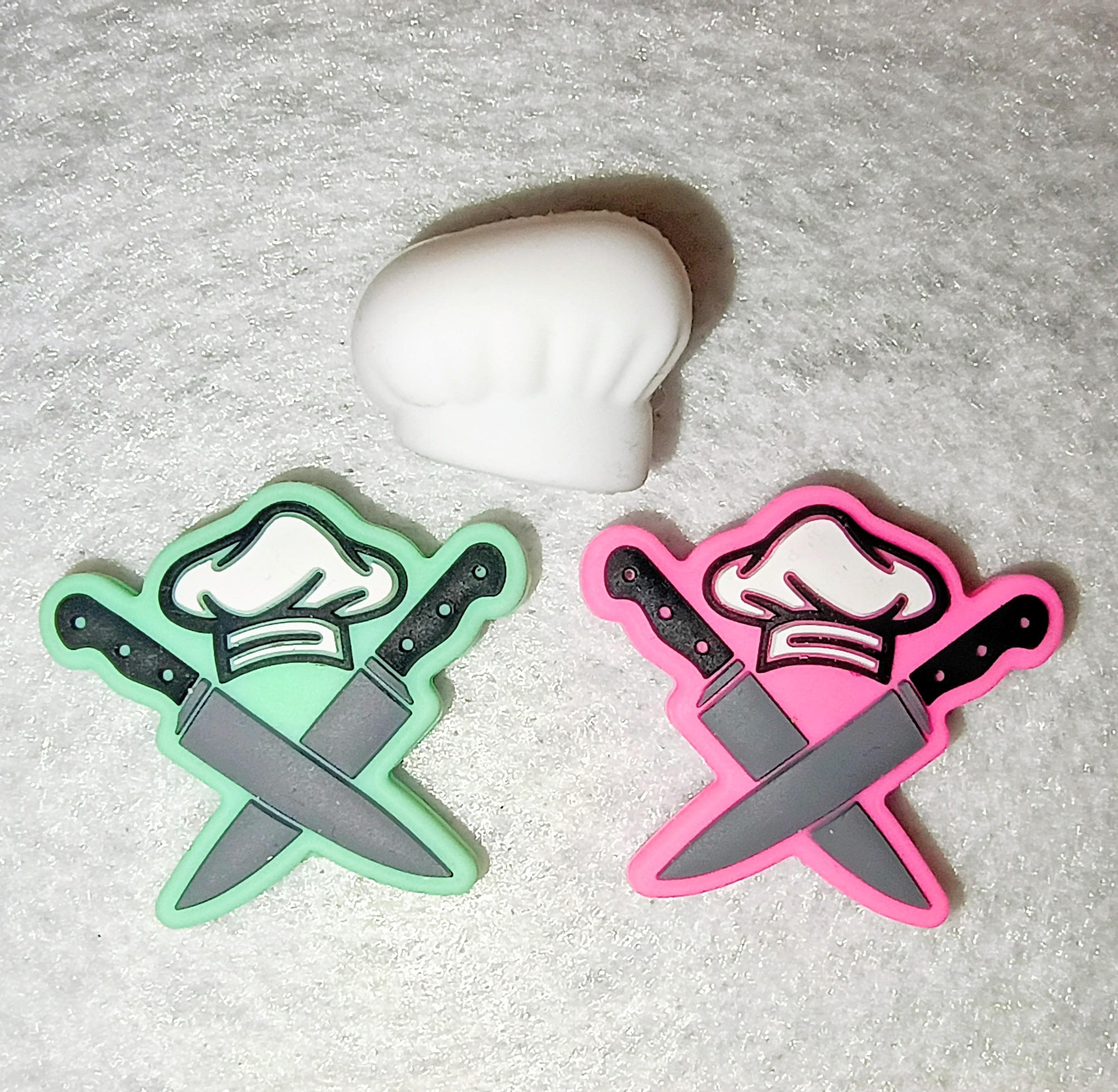 Chef Silicone Focal Bead: DIY Keychain Jewelry - Etsy