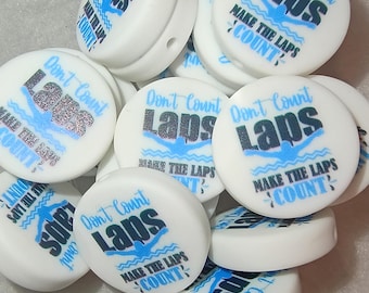 Swimming Silicone Focal Bead