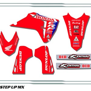 Honda CRF250R 2025 FCT Kit without Number Plates