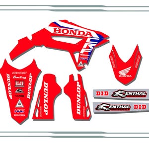 Honda CRF250R 2022-24 FCT Kit without Number Plates