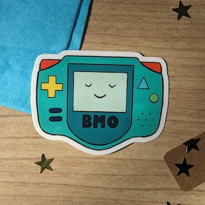 BMO Game Boy Sticker: Adventure Time Vinyl Decal