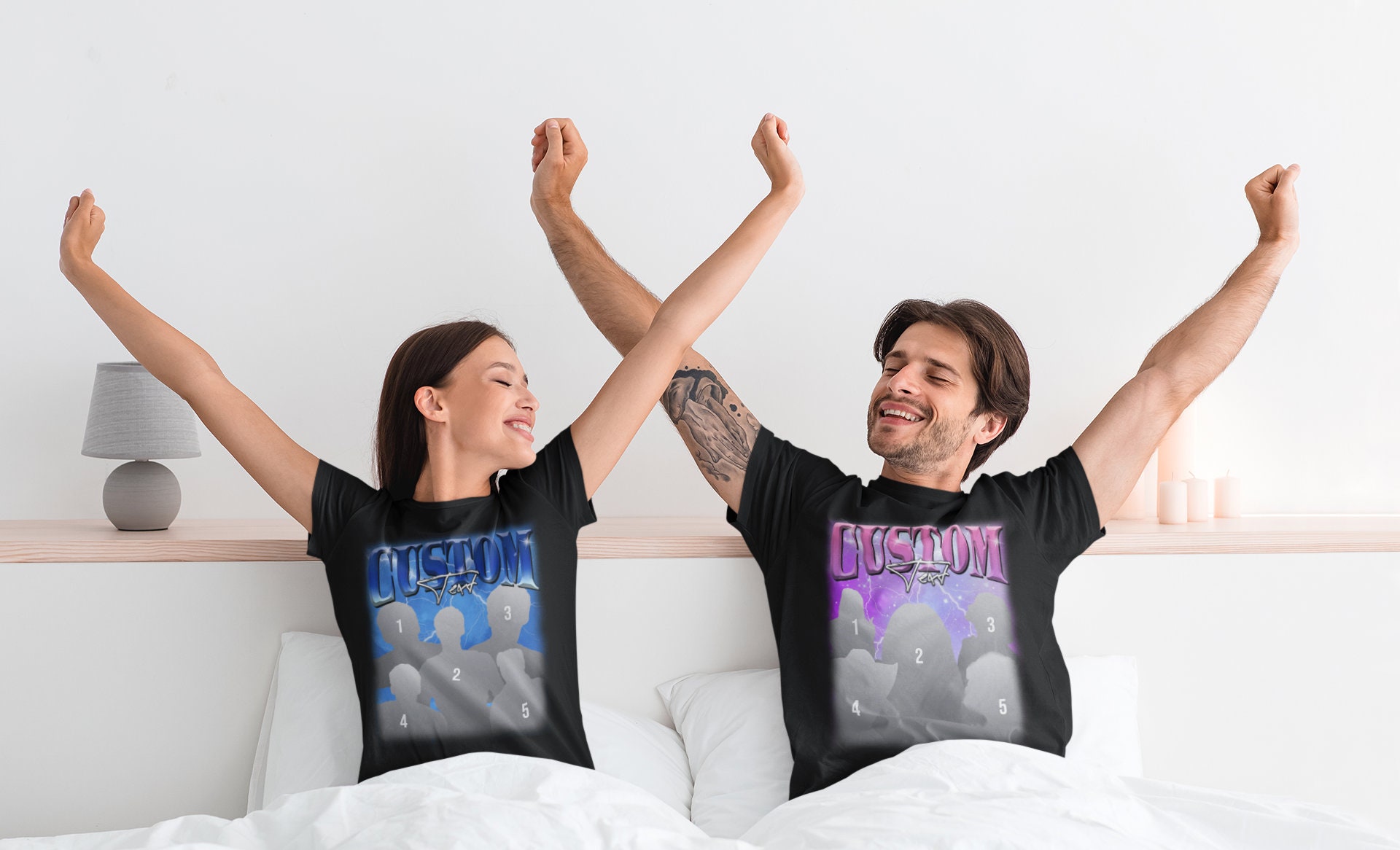 Discover Custom Valentines Day Bootleg, Custom Bootleg , Valentines Day Tshirt, Custom Photo Shirt