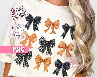 Retro Halloween Png Coquette Bow Png, Fall Season Png, Trending Png, Pumpkin Spice Png, Spooky Mama Png, Coquette Pumpkin ,Aesthetic Png