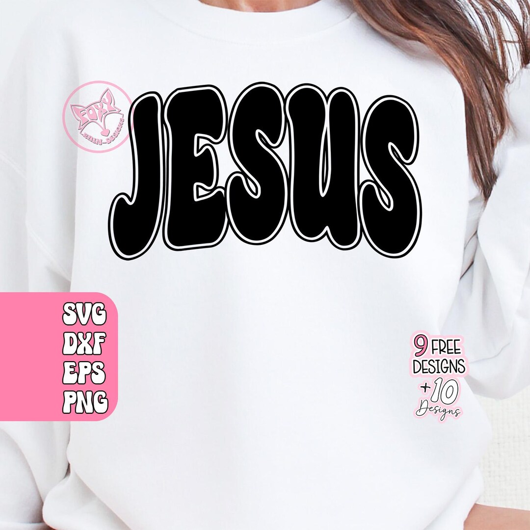 Jesus SVG PNG: Christian Easter, Cricut, Sublimation (digital Download ...