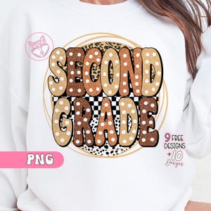 Tweede leerjaar png, tweede leerjaar terug naar school png, tweede leerjaar png, leraar png, leraar tweede leerjaar shirt, sublimatieontwerp leraar, luipaard