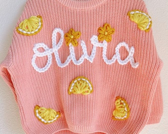 Embroidered Custom Name Sweater