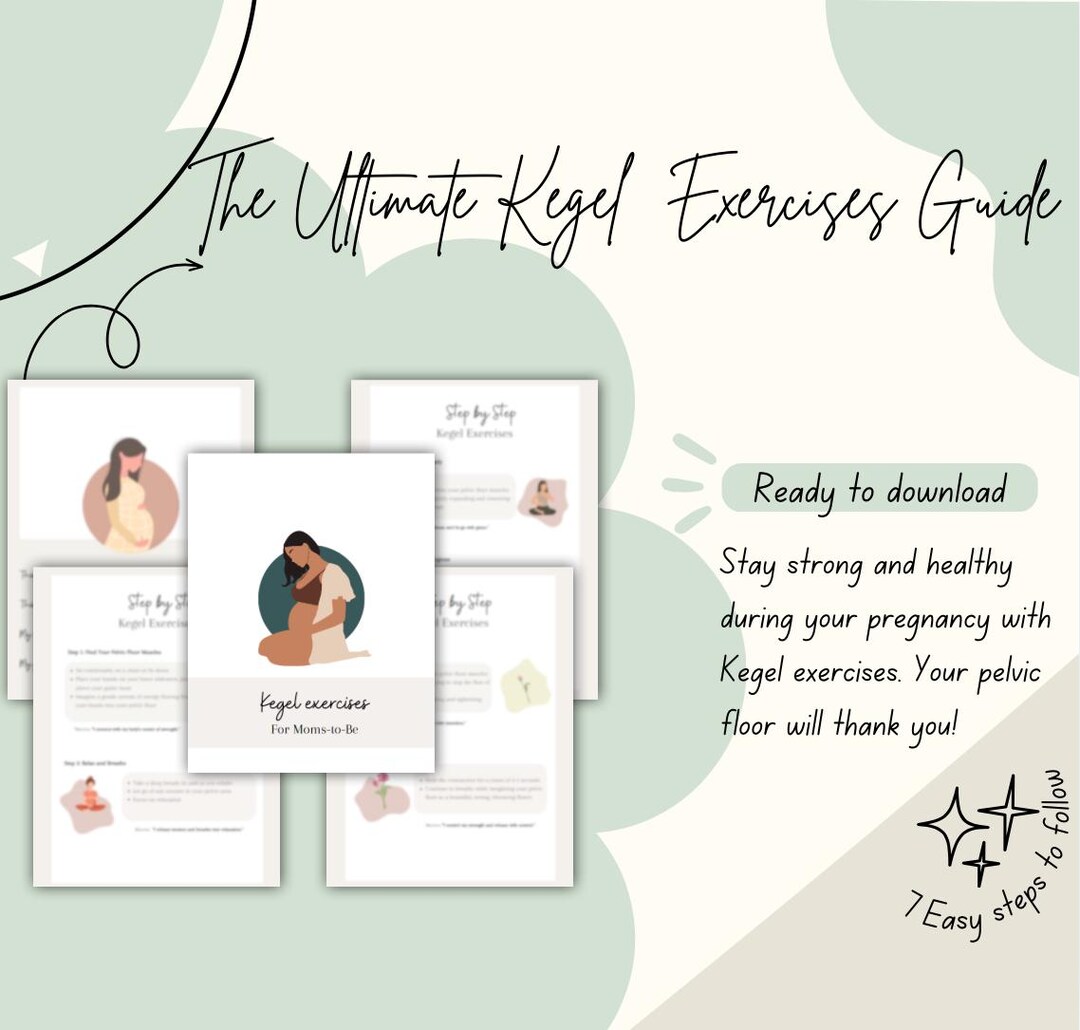 Prenatal Pelvic Floor Guide, Prenatal Kegel Exercises, Gentle Kegel ...