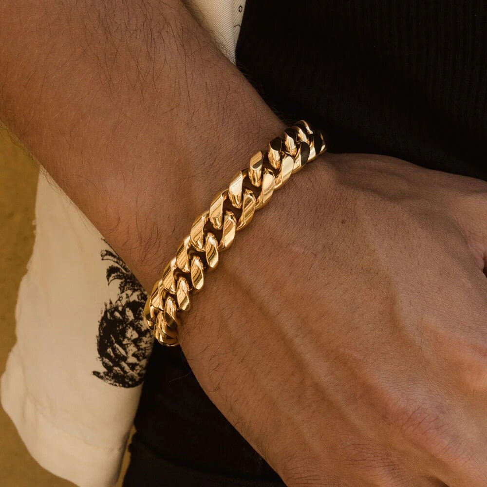 12mm on sale cuban bracelet