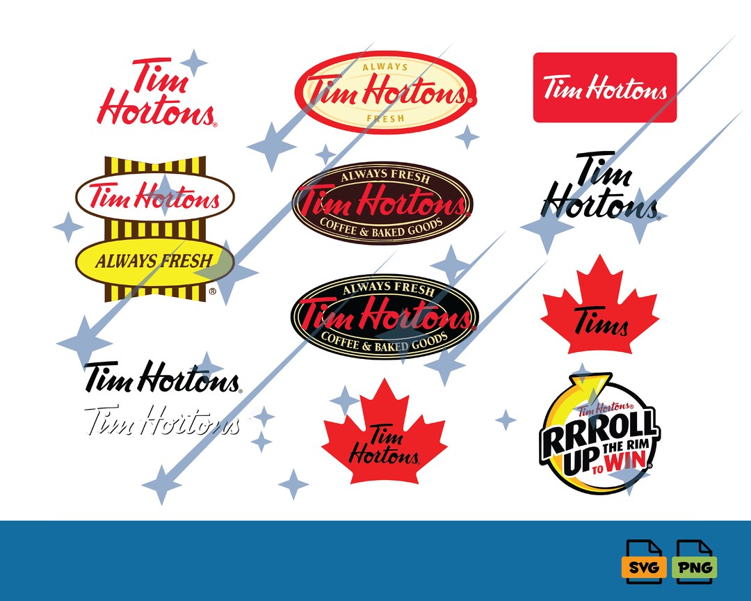 Tim Hortons Svg SVG PNG Formats Ready to Use for Cricut and Canva