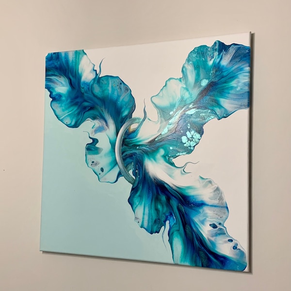 Acrylgemälde Niederländische Gießen Fluid Kunst Technik