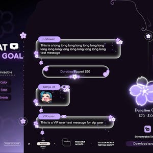 #goalwidget #goalwidgettwitch #goalwidgetstream #stargoalwidget #chatwidget #chatwidgettwitch #chatwidgetobs #chatwidgetstar #streamelements #twitchchatwidget  #chatwidgetstream #chatwidgetminimal #streamwidget
#sakurachat #sakuragoal