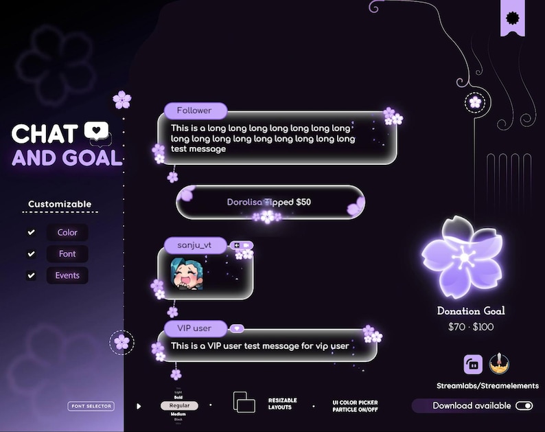 #goalwidget #goalwidgettwitch #goalwidgetstream #stargoalwidget #chatwidget #chatwidgettwitch #chatwidgetobs #chatwidgetstar #streamelements #twitchchatwidget  #chatwidgetstream #chatwidgetminimal #streamwidget
#sakurachat #sakuragoal