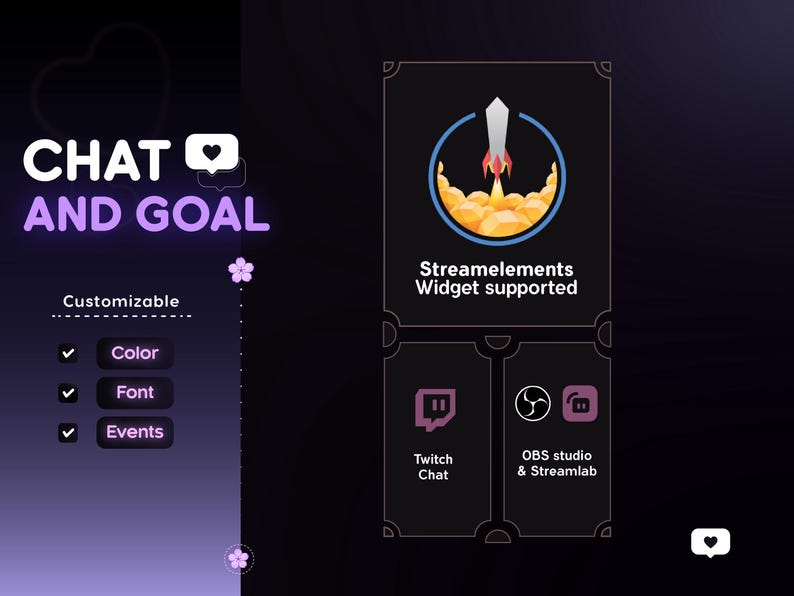 #goalwidget #goalwidgettwitch #goalwidgetstream #stargoalwidget #chatwidget #chatwidgettwitch #chatwidgetobs #chatwidgetstar #streamelements #twitchchatwidget  #chatwidgetstream #chatwidgetminimal #streamwidget
#sakurachat #sakuragoal