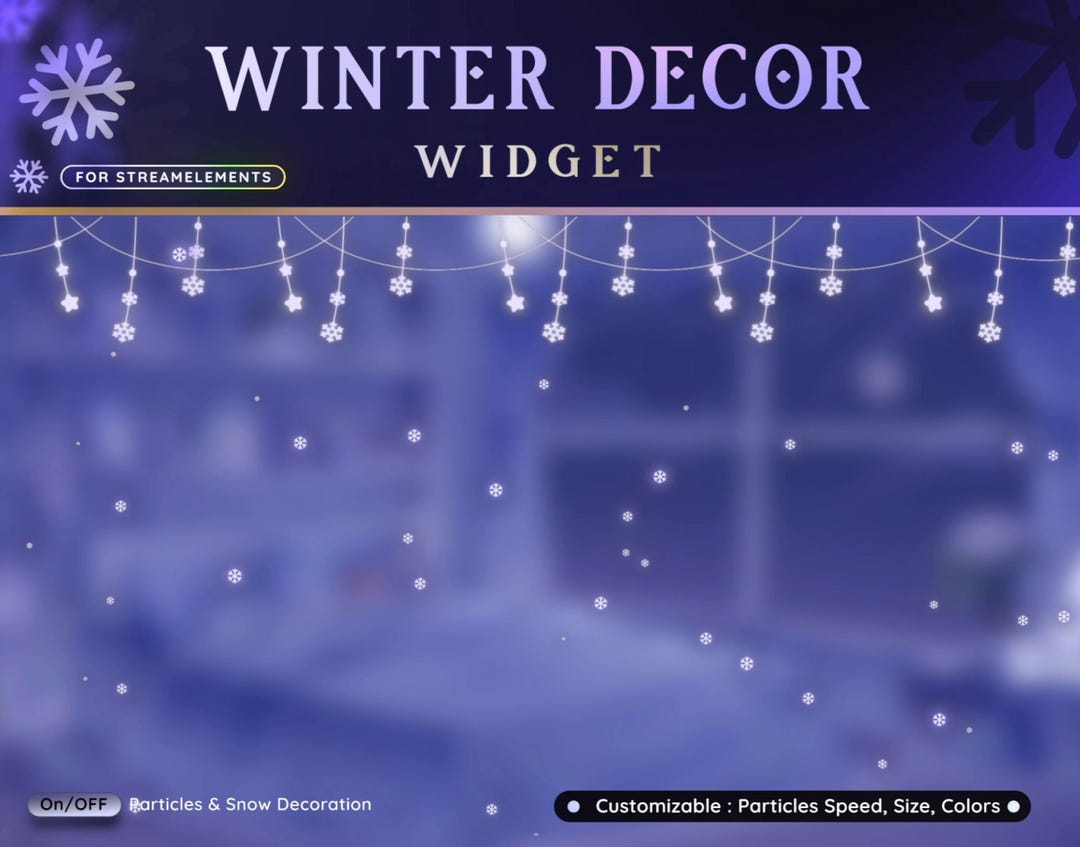 Winter Snowfall Overlay Widget: Animated Looping Video (PDF ...