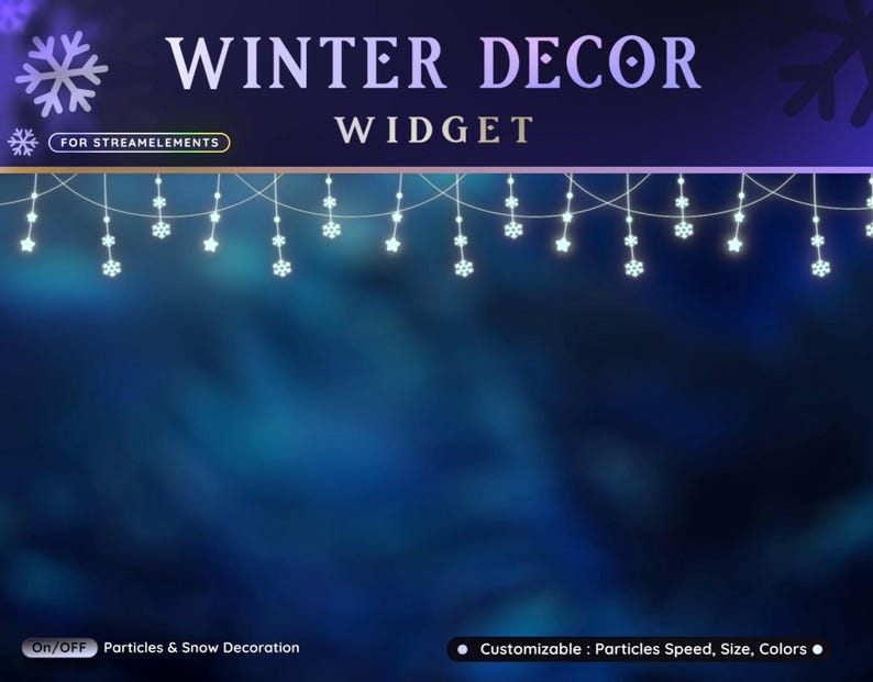 Winter Snowfall Overlay Widget: Animated Looping Video (PDF ...