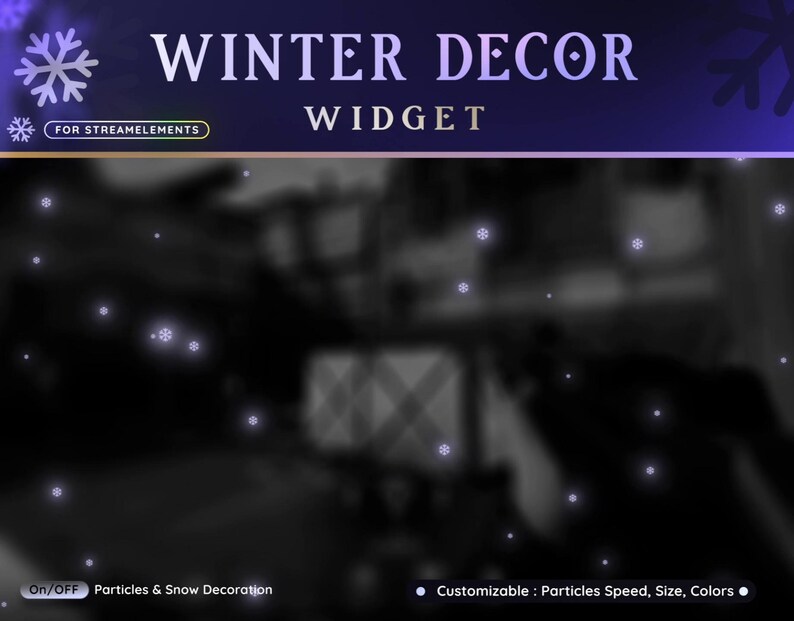 Winter Snowfall Overlay Widget: Animated Looping Video (PDF ...