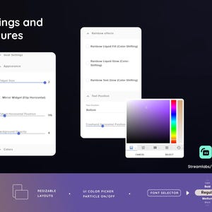 Twitch Star Goal Widget for Twitch - Streamlabs & Streamelements image 3