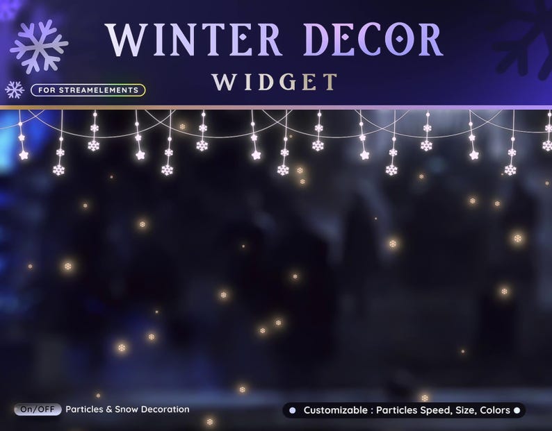 Winter Snowfall Overlay Widget: Animated Looping Video (PDF ...