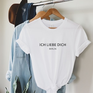 Germany quote tee in white  makes the perfect gift for someone moving to Germany