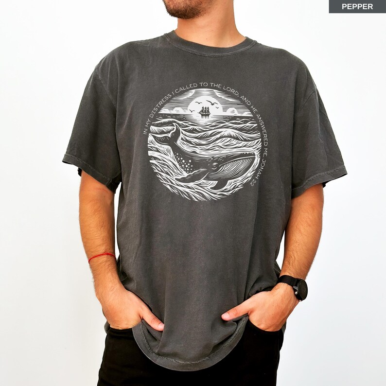 Jonah Whale Shirt is the perfect gift for a Christian man