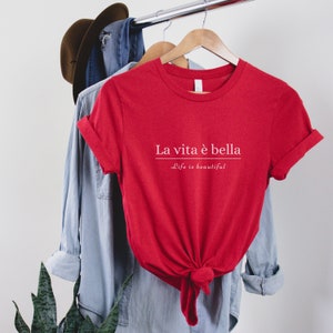 Italian language tee