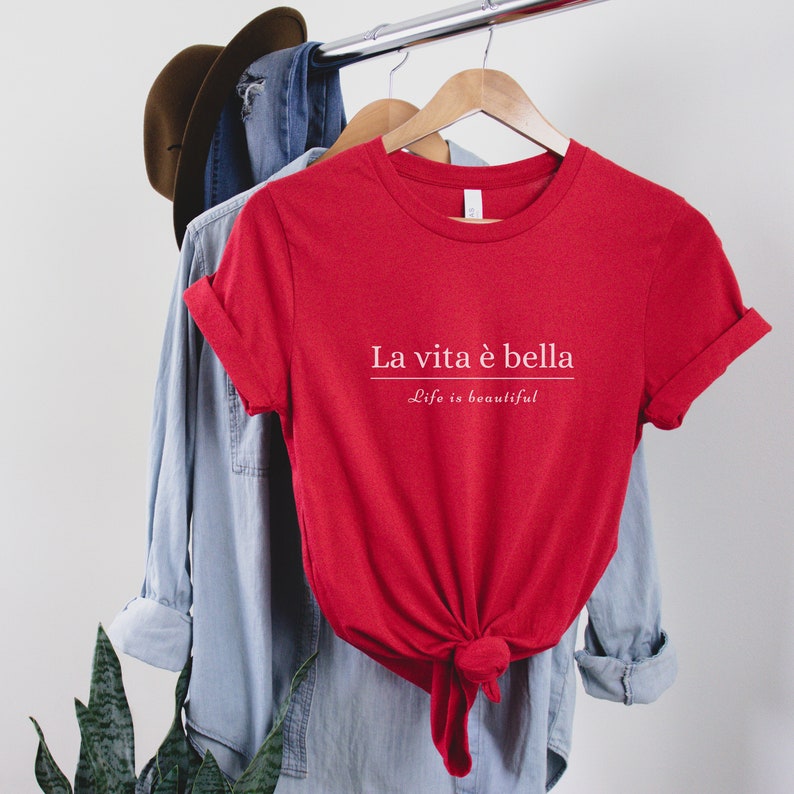 Italian language tee