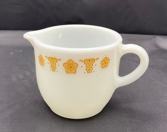 Vintage Pyrex Golden Butterfly Kaffeesahne