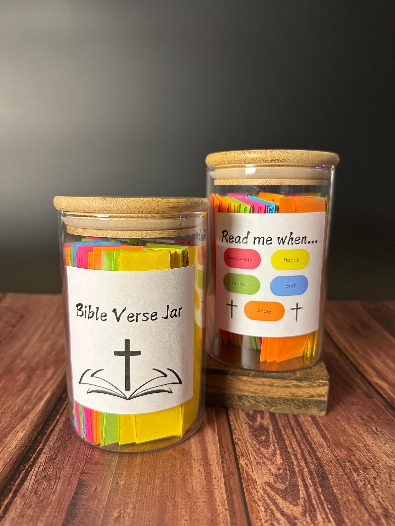 Motivational Christian Scripture Jar, Religious Biblical Encouraging ...