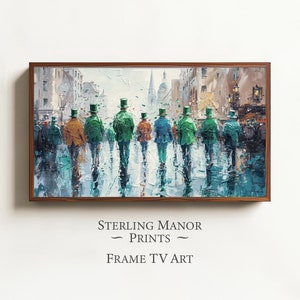 St Patricks Day Parade Elegant Samsung Frame TV Art 5482