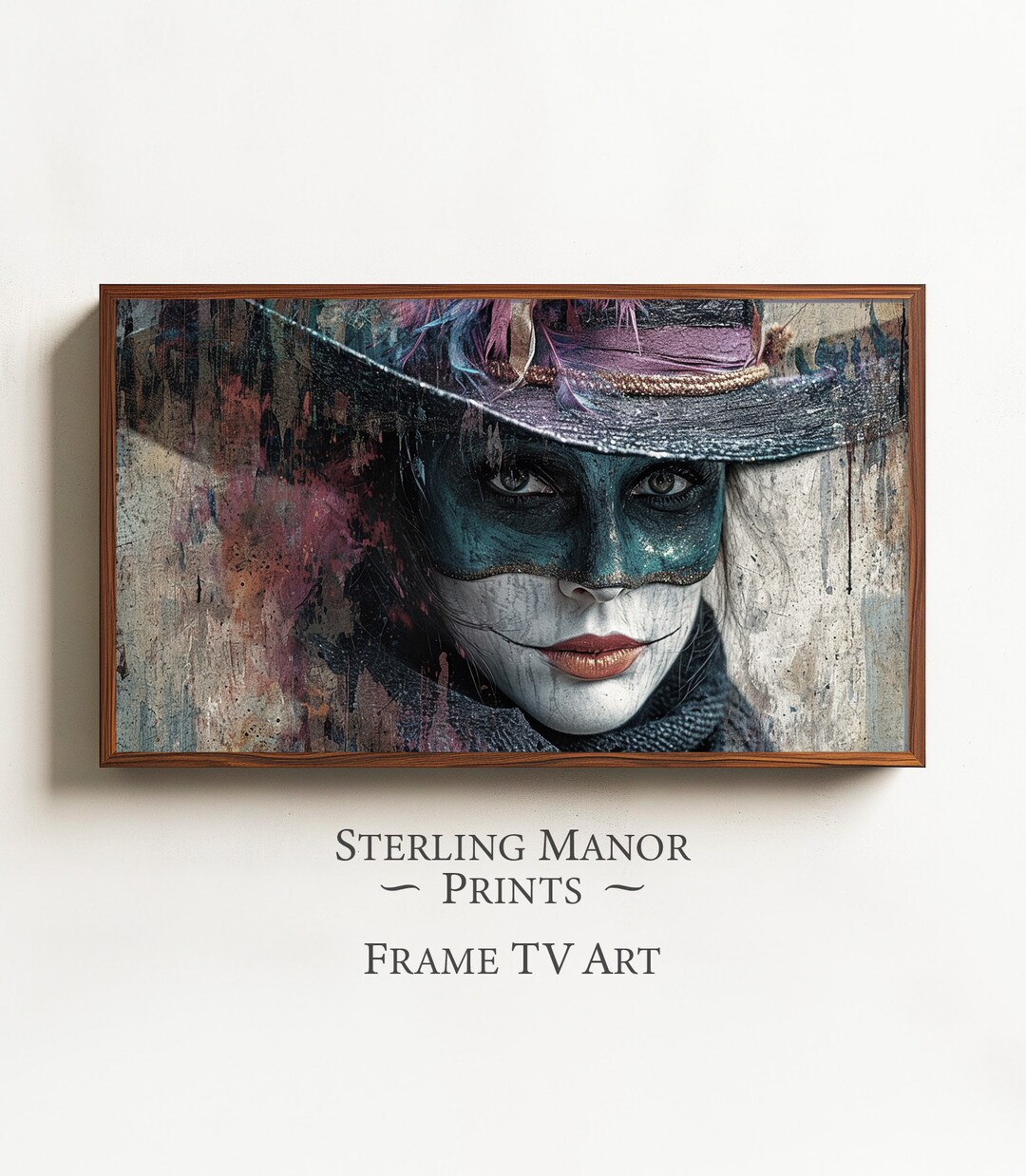 Masquerade 1 Mardi Gras Frame TV Art Vintage Carnival Digital 6943 - Etsy