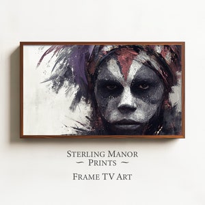Parade Dancer Mardi Gras Samsung Frame TV Art Vivid Carnival Decor 6517