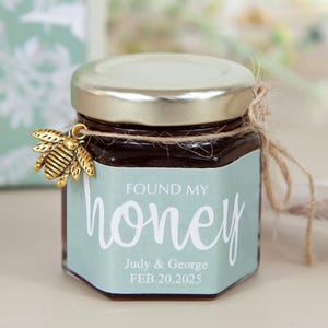 Custom Honey Jar Labels, Minimalist Personalized Stickers, Custom Size Jar Labels for Favors and Gifts