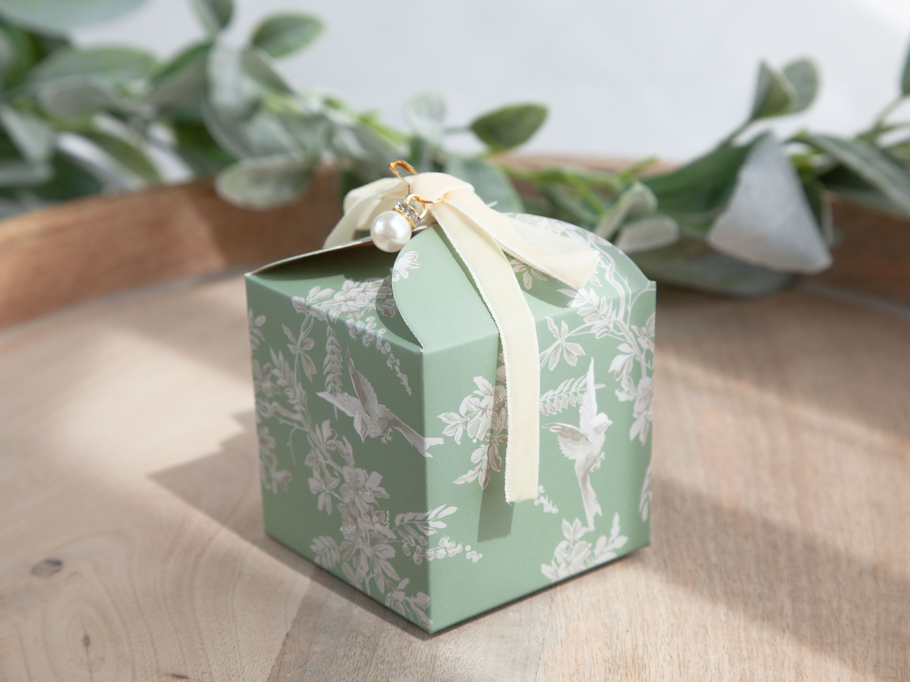 10 Stück Vogel-Hochzeitsgeschenkboxen, 10 Sets personalisierter Geschenkboxen, grüne Geschenkboxen, Champagner-Geschenkboxen, blaue Geschenkboxen