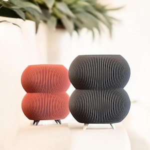 Bubble Style Succulent Planter with Legs | Modern Indoor Succulent Pot | 20 Colors Available | Gift for Plant Lover | Unique 3D Printed Pot