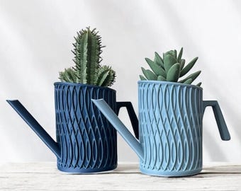 Watering Can with Handle | 20 Colors Available | Minimalistic Watering Can Decor | Gift for Plant Lover | Unique 3D Printed Decor