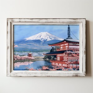 Mount Fuji Art Print: Japanese Mountain Landscape (Digital Download)
