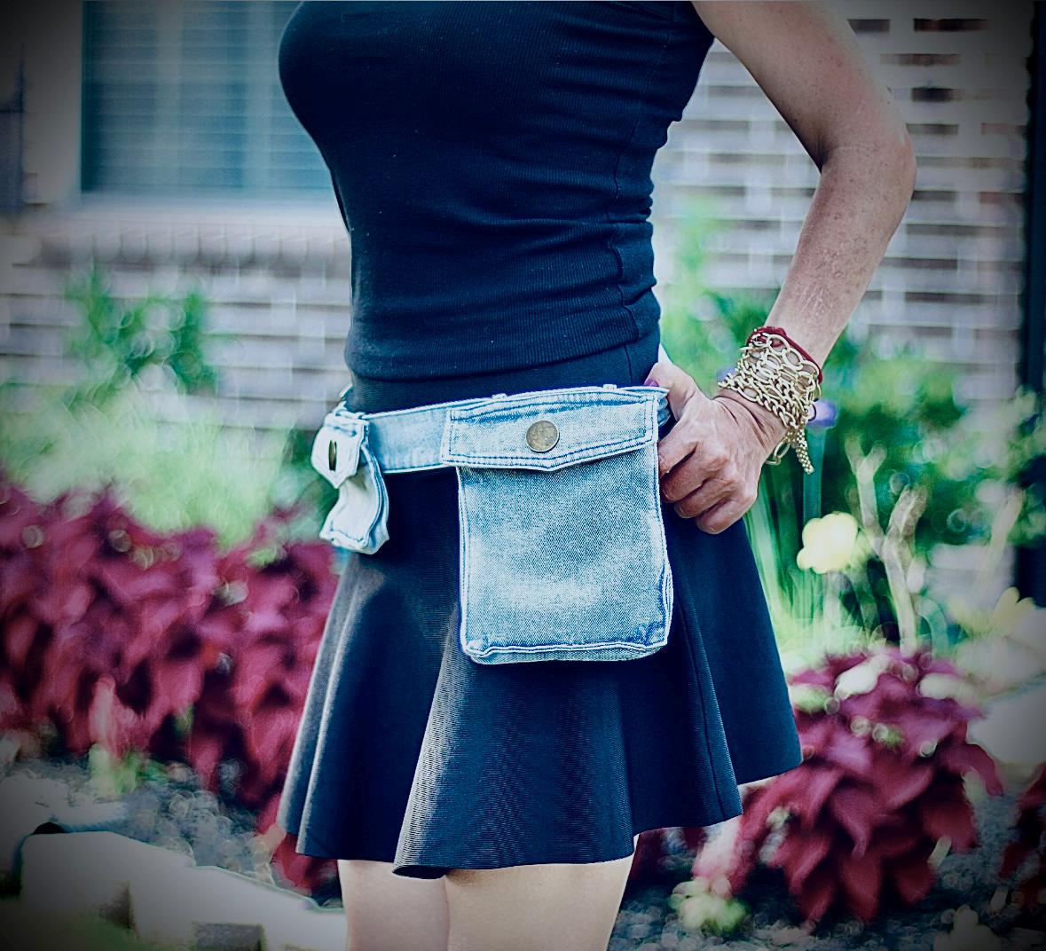 【NONCODE】Yuno Vintage Pocket Denim Pants (Belt Set) Amazon.com: Inzegao Women Denim Belt with Removable Pocket
