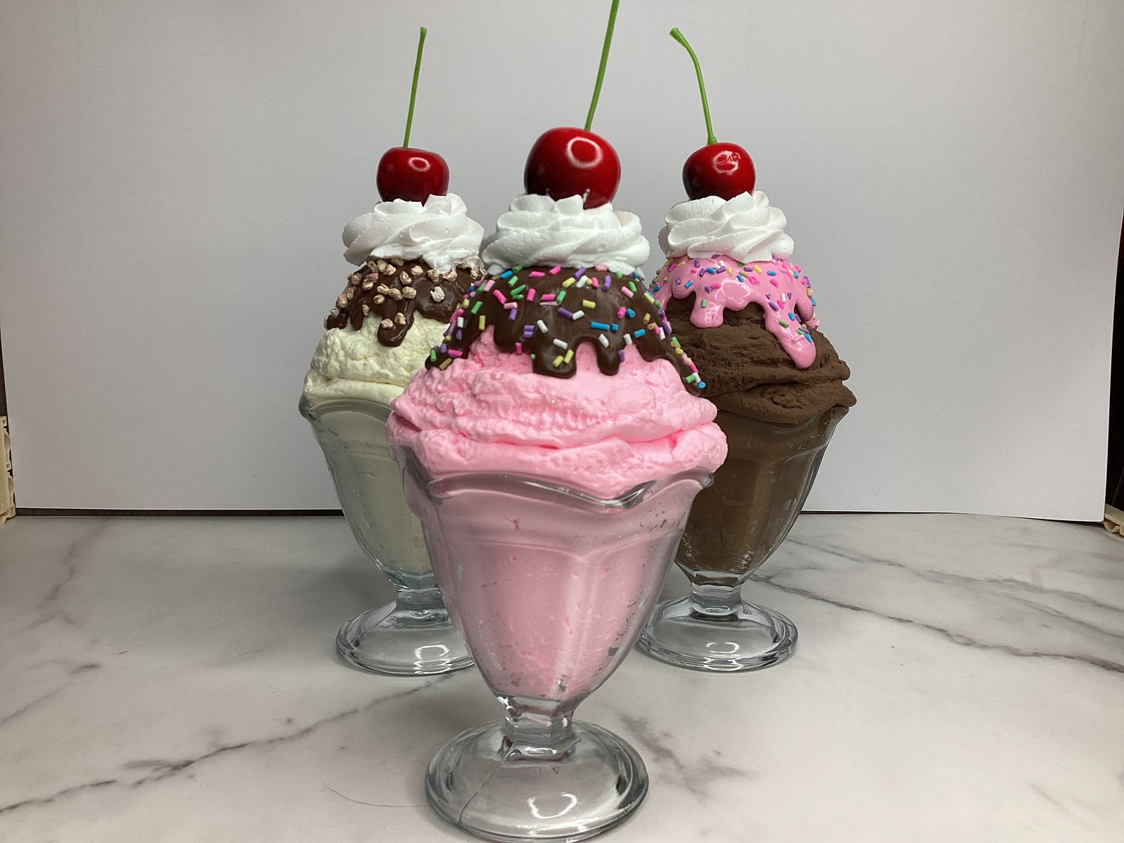 Fake Ice Cream Sundae Retro 50s Diner Decor - Etsy