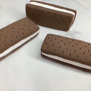 Fake Ice Cream Sandwich Summer Tier Tray Decor
